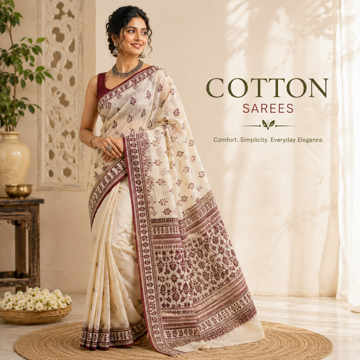 Cotton Saree
