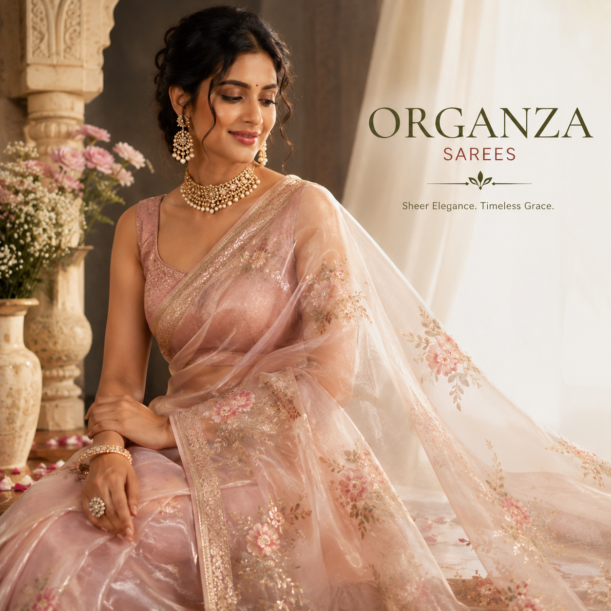 Organza Saree