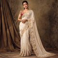 Soft Rangoli Silk Saree with Sequins Embroidery & Heavy Banglori Silk Blouse